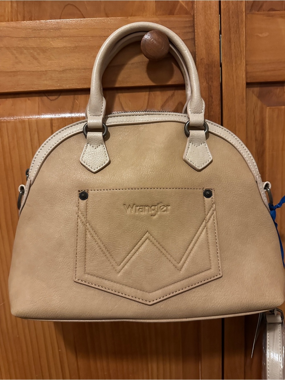 Wrangler Neutral Beige Dome Satchel- NWT